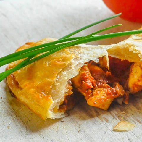 Baked Chicken Empanadas. Full flavour without frying!