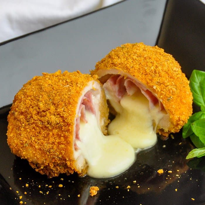 Italian Chicken Cordon Bleu. Condon bleu is definitely a French idea but this recipe interprets it with some great Italian flavours.