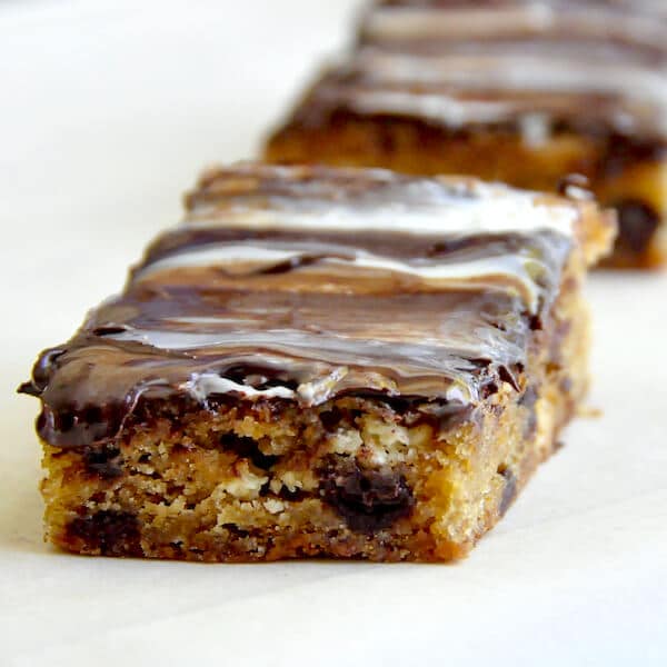 Black & White Chocolate Chip Squares