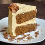 Sticky Toffee Pudding Cake with Toffee Buttercream Frosting