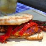 Grilled Kung Pao Chicken Burgers