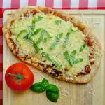 Grilled Tomato Mozzarella Pizza