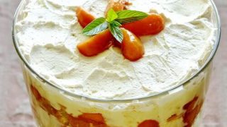 Peaches and Cream Trifle