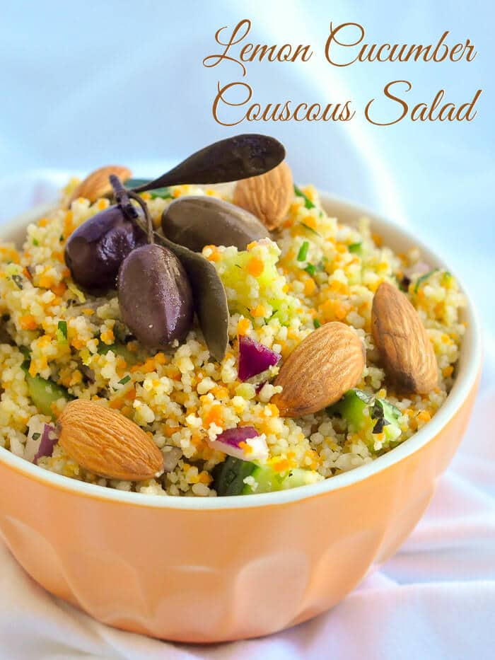 Lemon Cucumber Couscous Salad