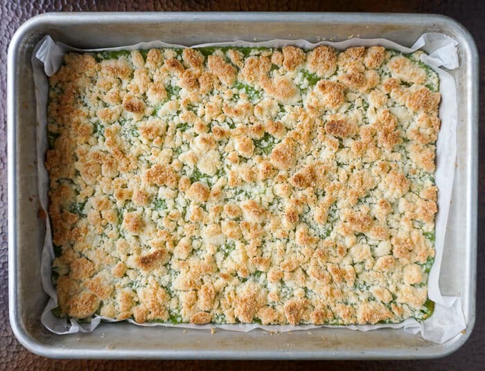 Coconut Lime Crumble Bars