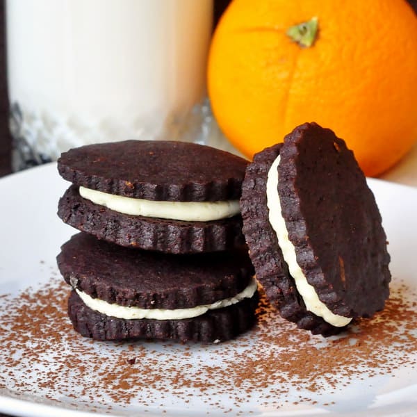 Chocolate Orange Sandwich Cookies