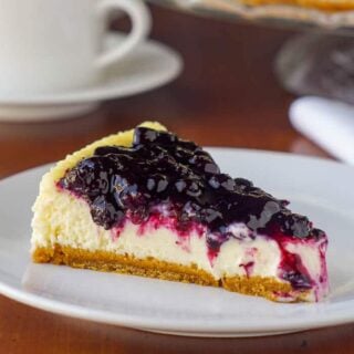 Blueberry Sour Cream Flan