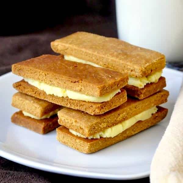 Ginger Orange Shortbread Cookies