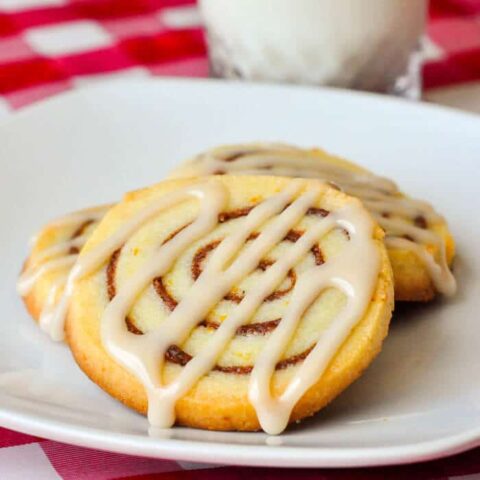Orange Cinnamon Roll Cookies