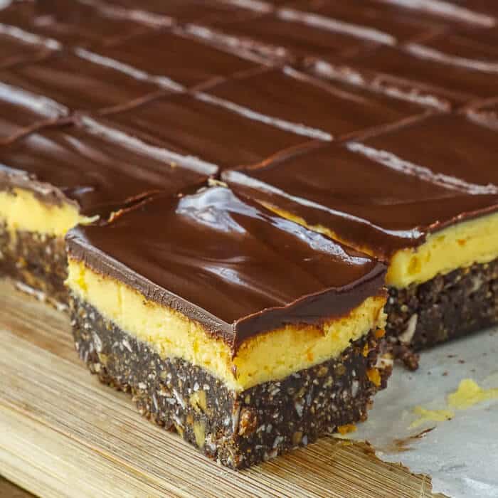 Chocolate Orange Nanaimo Bars