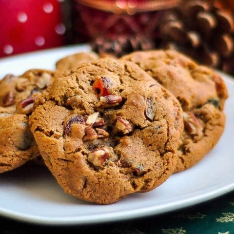 Dark Fruitcake Cookies