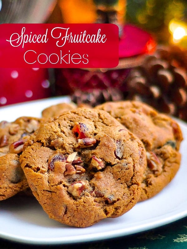 Dark Fruitcake Cookies