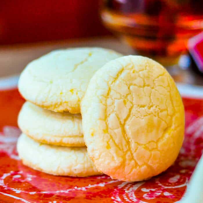 Lemon Melting Moments shortbread cookies