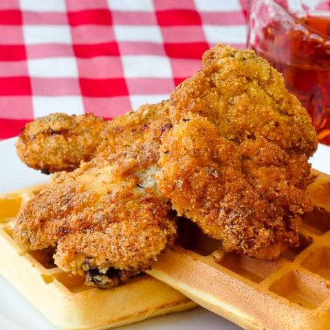 Super Crispy Chicken and Waffles