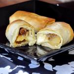 Apple Fig and Brie Phyllo Bundles