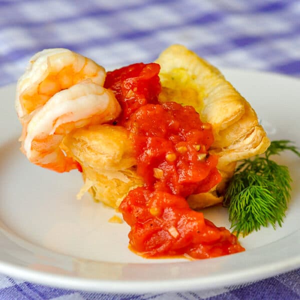 Shrimp Cocktail Quiche as an appetizer or for brunch!