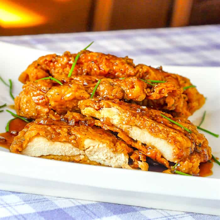 Double Crunch Honey Garlic Chicken Breasts