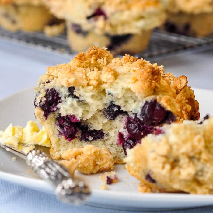 Blueberry Crunch Muffins