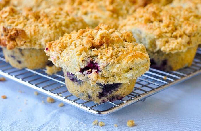 Blueberry Crunch Muffins