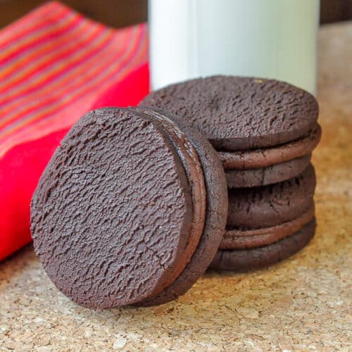 Fudge Sandwich Cookies aka Homemade FudgeeO Cookies