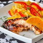 Orange Five Spice Glazed Salmon