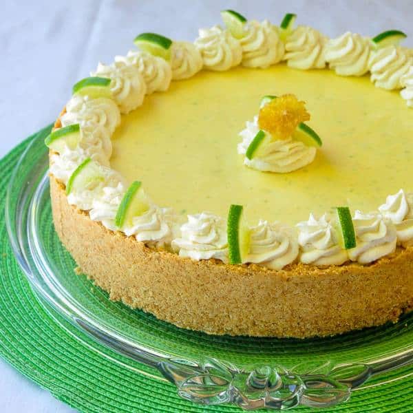 Frozen Key Lime Pie a luscious, creamy, makeahead dessert any time!