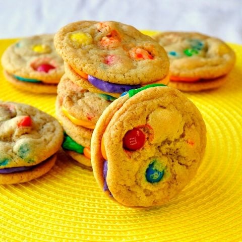 Summer Fun M&M Cookies