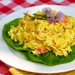 Creamy Curry Orzo Salad