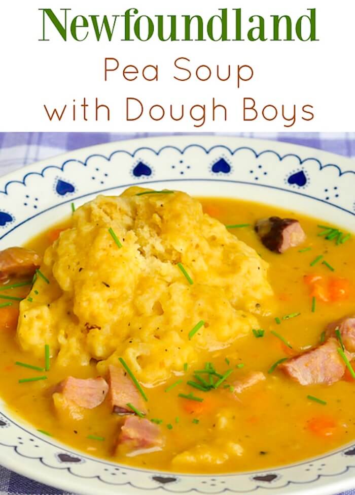 Newfoundland Pea Soup and Dough Boys