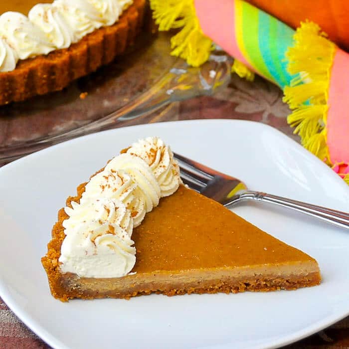 Bailey's Irish Cream Pumpkin Tart