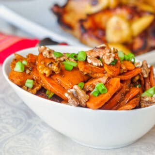 Stir Fried Orange Walnut Sweet Potatoes