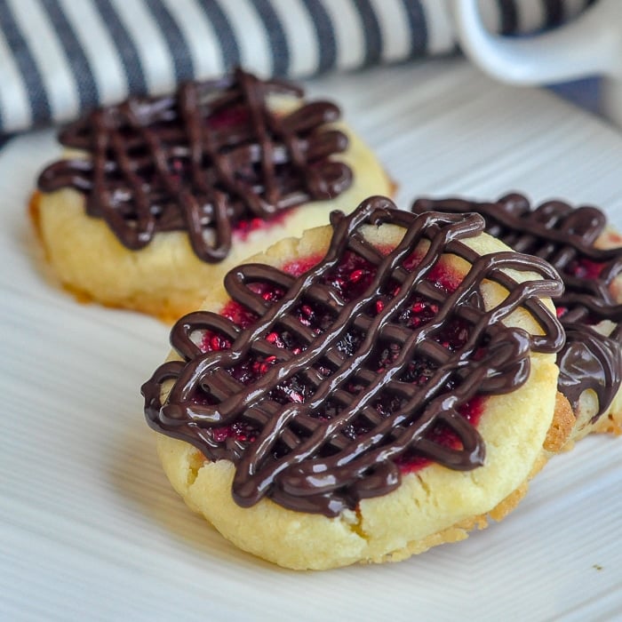 Raspberry Orange Thumbprint Cookies