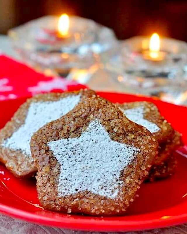 Cafe Mocha Cutout Cookies cropped for Facebook and Instagram