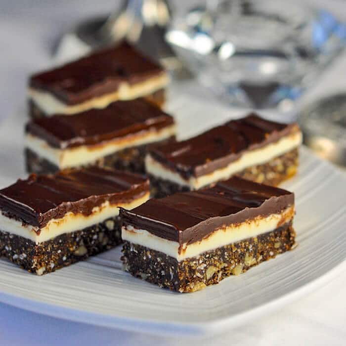 Chocolate Mint Nanaimo Bars