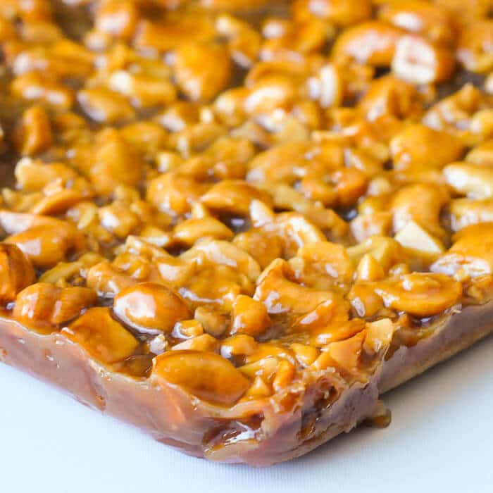 Honey Cashew Cookie Bars