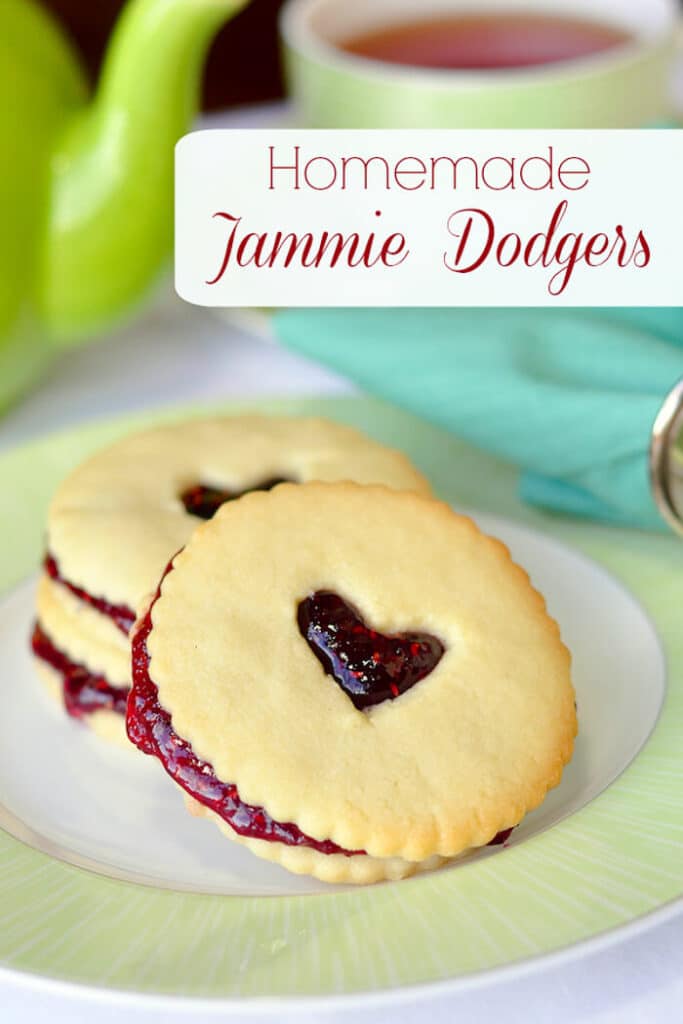 Homemade Jammie Dodgers. The UK's favourite cookie to bake at home!