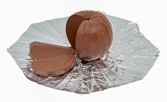 Terry's Chocolate Orange open package