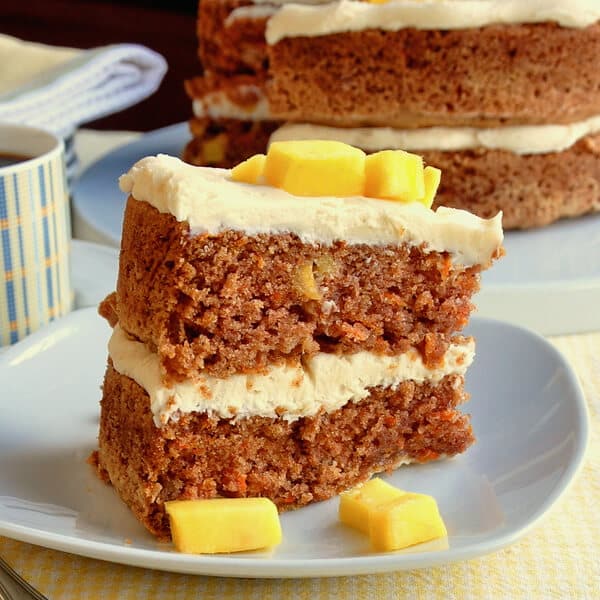 Mango Ginger Carrot Cake