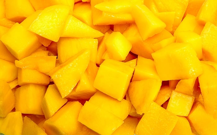 Diced Mango