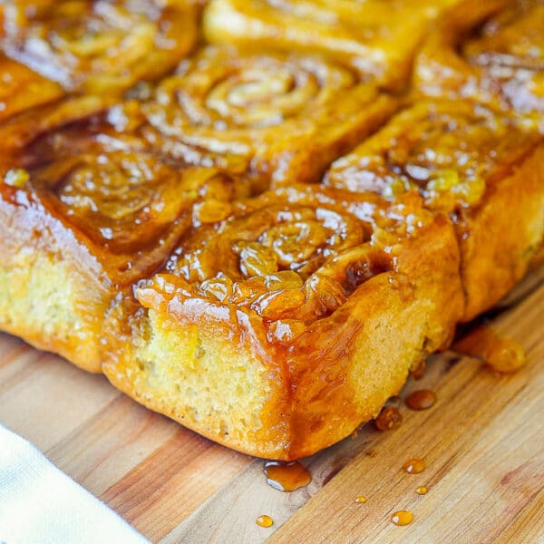 Rum Raisin Sticky Buns make weekend brunch great again!