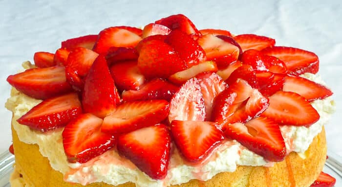 White Chocolate Strawberry Shortcake