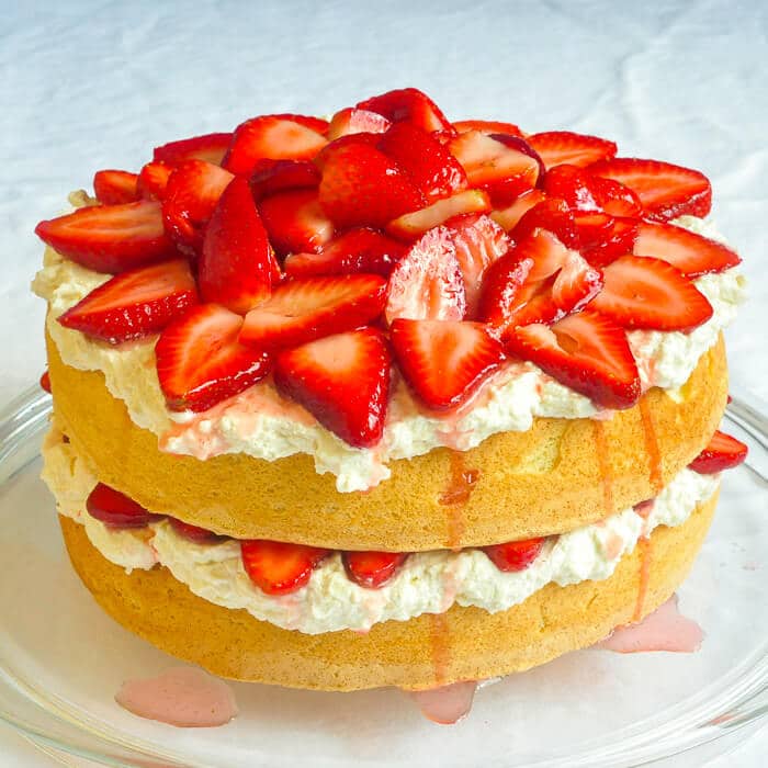 White Chocolate Strawberry Shortcake White Chocolate Strawberry Shortcake