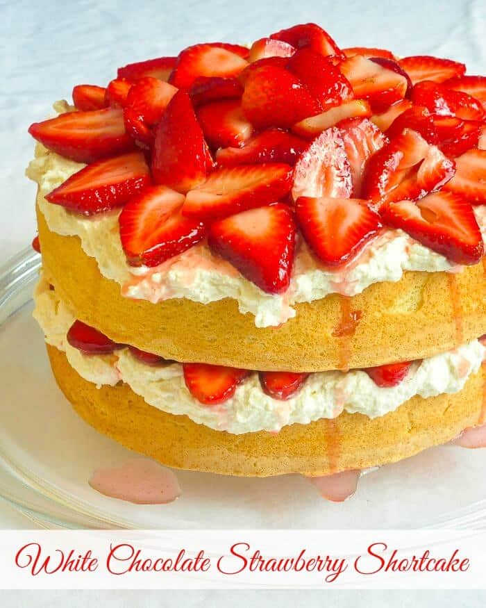 White Chocolate Strawberry Shortcake