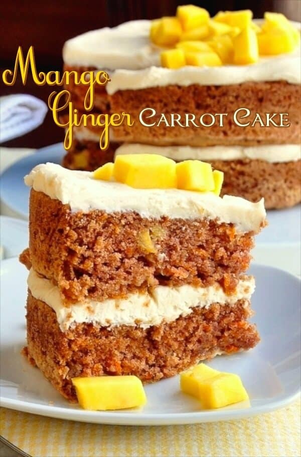 Mango Ginger Carrot Cake