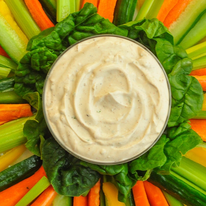 Low Fat Chipotle Ranch Dip close up photo