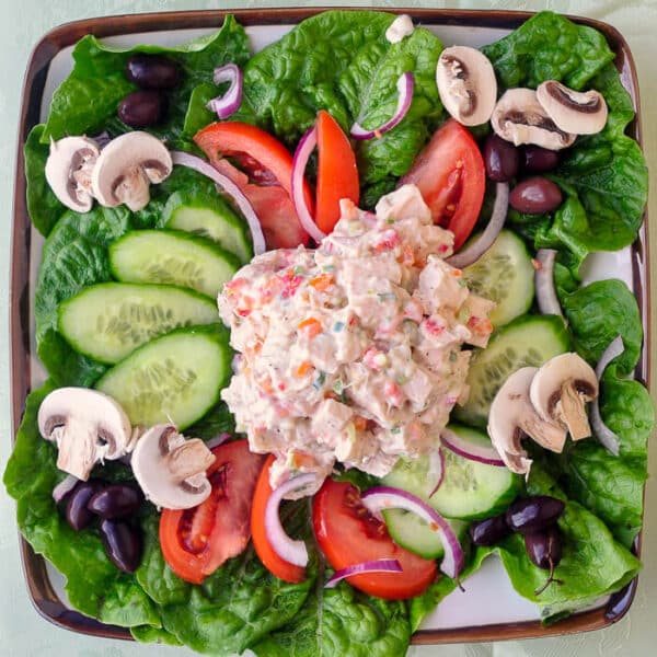 Low Fat Ranch Chicken Salad - low cal & low fat but big on flavour!!