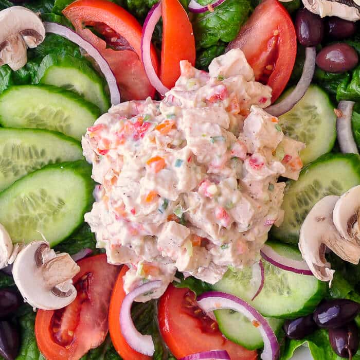 Low Fat Ranch Chicken Salad