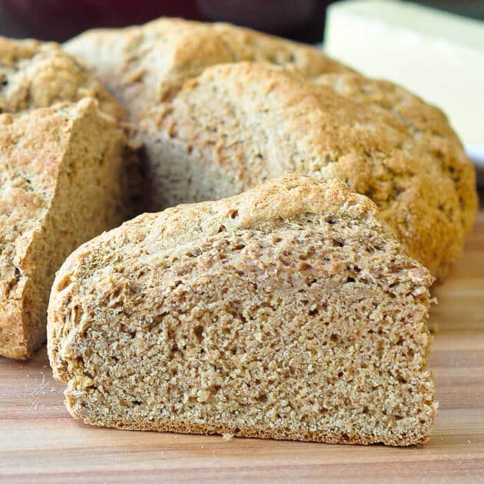 Whole Wheat Irish Soda Bread. The perfect thing to serve with our Irish Stew recipe.