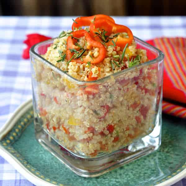 Lime Salsa Quinoa Salad