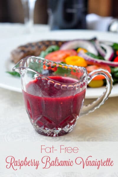 Raspberry Balsamic Vinaigrette - a fat free salad dressing! - Rock Recipes